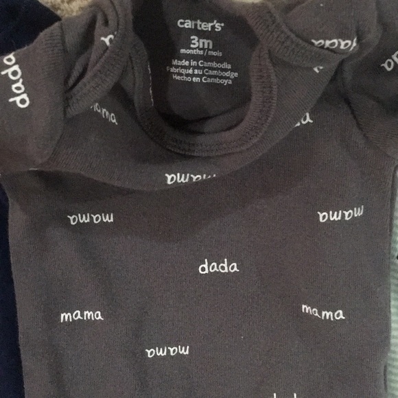3 Carter’s mom/dad onesies - Picture 3 of 10
